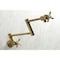Kingston Brass KS4107ZX Wall Mount Pot Filler, Brushed Brass KS4107ZX - alternate 3